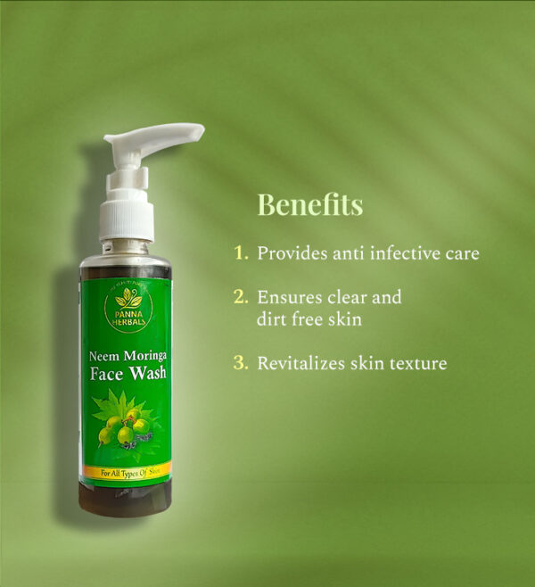 Neem Moringa Face Wash - Image 3