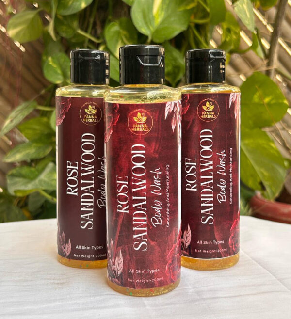 Rose Sandalwood Body Wash - Image 2