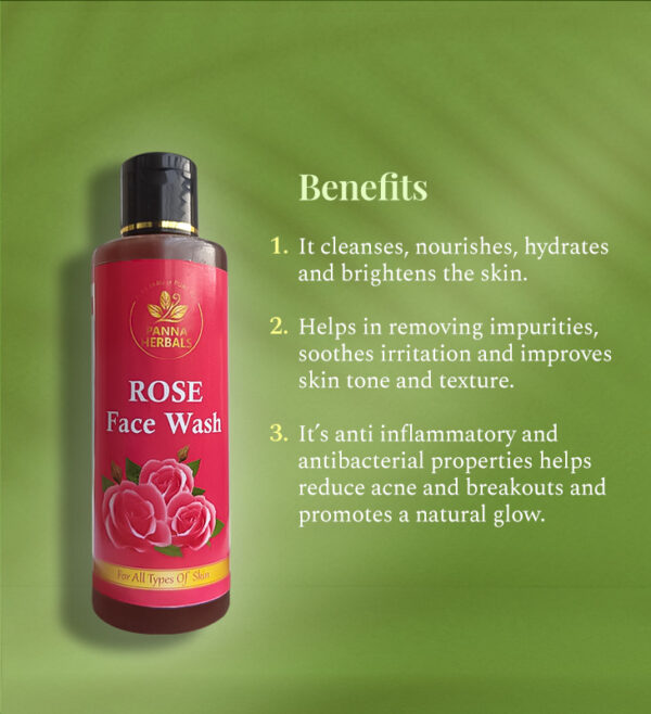 Rose Face Wash - Image 4