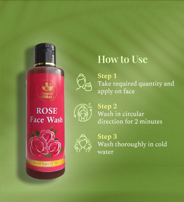 Rose Face Wash - Image 3