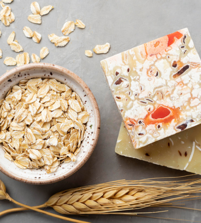 Oatmeal Saffron Soap