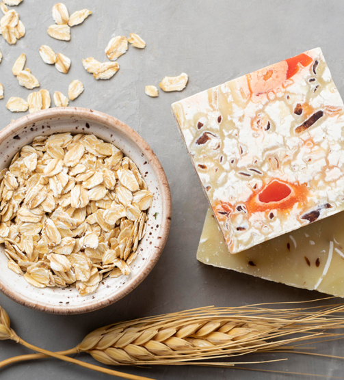 Oatmeal Saffron Soap